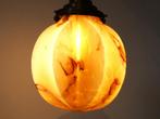 Unieke Art Deco opaline gemarmerde hanglamp ca. 1920 - 1930, Antiek en Kunst, Ophalen of Verzenden