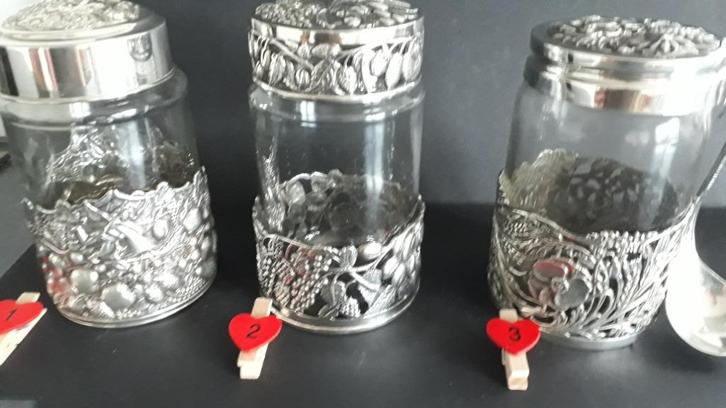 jampothouder, Antiek en Kunst, Antiek | Goud en Zilver, Zilver, Ophalen of Verzenden