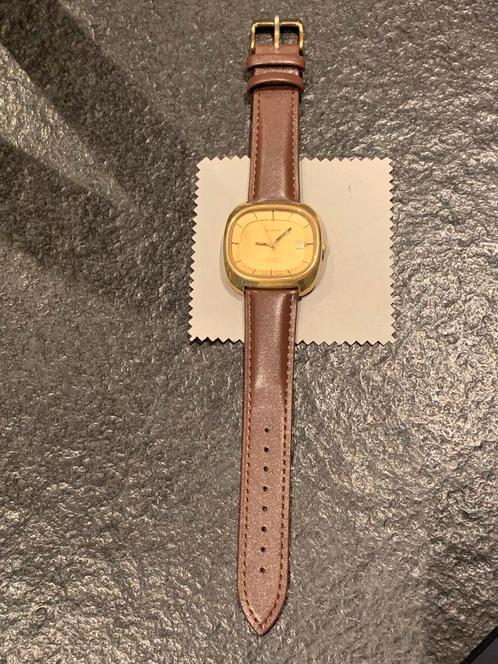 Tissot Seven Automatic Ref. 64003 cal 2930. 1970, Sieraden, Tassen en Uiterlijk, Horloges | Heren, Gebruikt, Omega, Staal, Leer