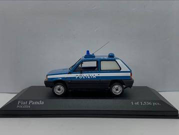 Fiat Panda 45 Polizia (Type 141) 1988 - MiniChamps beschikbaar voor biedingen