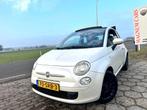 Fiat 500 C Parelmoer NAP Automaat Leder Opendak/Cabrio Airco, 86 pk, Gebruikt, 31 €/maand, Cabriolet