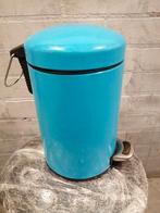 MOET NU WEG!! HANDIG LEUK KLEIN PEDAALEMMER TURQUOISE/GROEN, Gebruikt, Met pedaal, Ophalen of Verzenden, Minder dan 10 liter