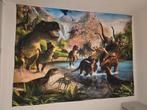 Dino wandkleed 200x150, Huis en Inrichting, Woonaccessoires | Schilderijen, Tekeningen en Foto's, Ophalen, Zo goed als nieuw, Schilderij