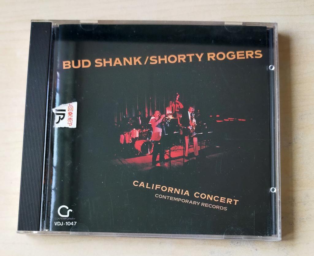 Bud Shank / Shorty Rogers - California Concert CD 1986 Japan