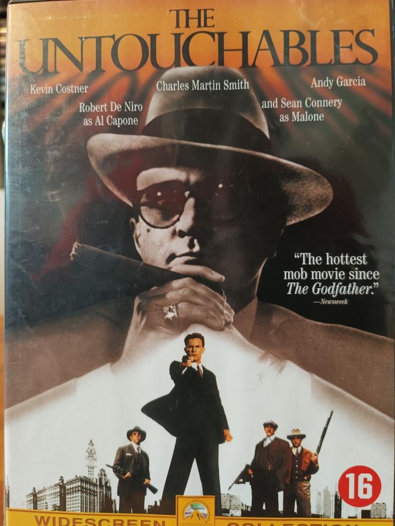 The Untouchables Dvd NL ZGAN Kevin Costner Sean Connery, Vanaf 16 jaar, 1980 tot heden, Ophalen of Verzenden, Zo goed als nieuw