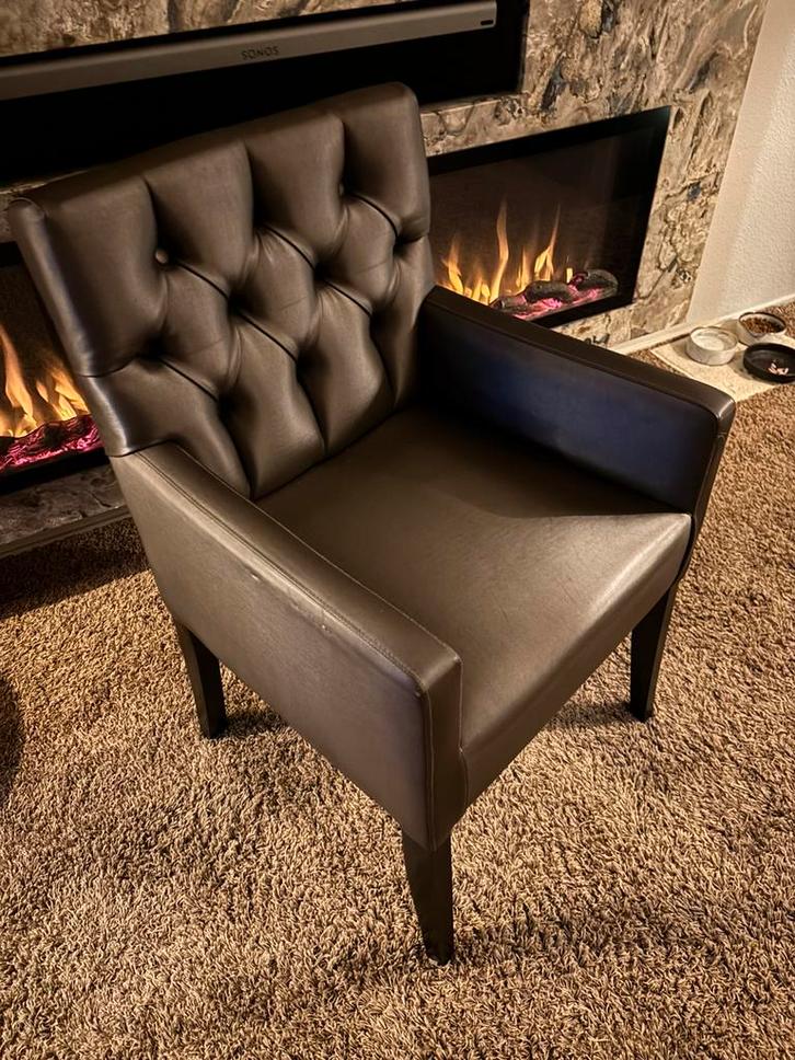 Eetkamer stoelen Eric Kuster style 4x, Huis en Inrichting, Stoelen, Gebruikt, Vier, Overige kleuren, Ophalen