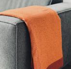 ikea henrika plaid oranje, rood - 120 x 180, Huis en Inrichting, Ophalen of Verzenden