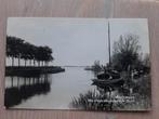 mooie originele fotokaart Aalsmeer Westeinderplas boot 1936, Ophalen of Verzenden, 1920 tot 1940, Gelopen, Noord-Holland