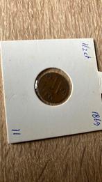 1/2 cent 1869 Willem III, Postzegels en Munten, Munten | Nederland, Ophalen of Verzenden, Koning Willem III, Overige waardes