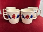 Set van (4)roeland kerst mokjes, Huis en Inrichting, Keuken | Servies, Div, Ophalen of Verzenden, Zo goed als nieuw, Div