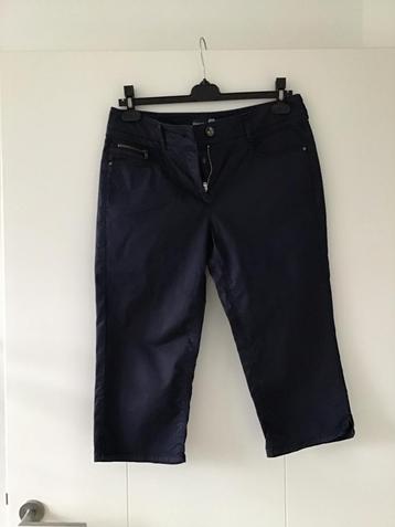 Blauwe Gardeur 3/4 broek maat 38 