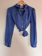 Vintage paarse blouse mt 36/38, Ophalen of Verzenden, Zo goed als nieuw, Maat 36 (S), Paars