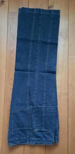 Donkerblauwe dames spijkerbroek maat 44 met wijde rechte pij, Ophalen of Verzenden, Gedragen, Blauw, W33 - W36 (confectie 42/44)