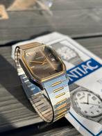 Vintage horloge Pontiac, Overige merken, Staal, Met bandje, Polshorloge