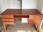 Retro vintage Deens design houten bureau, Huis en Inrichting, Bureaus, Gebruikt, Ophalen, Bureau