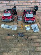 2x himoto 1:10 rally short course truck rc auto, Hobby en Vrije tijd, Modelbouw | Auto's en Voertuigen, Auto, Groter dan 1:32