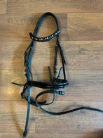 Hoofdstel zwart full, Dieren en Toebehoren, Paarden en Pony's | Hoofdstellen en Tuigage, Ophalen of Verzenden, Zo goed als nieuw