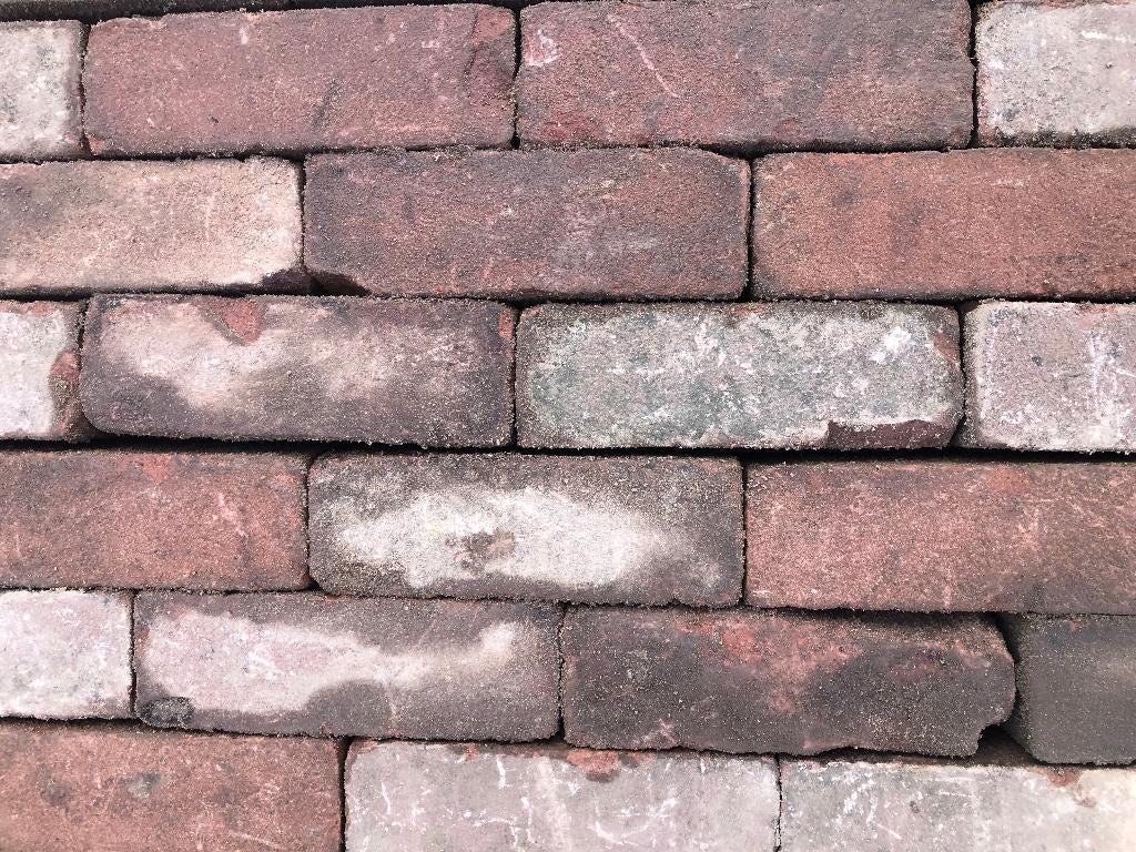 Dikformaat donkerrood strak SBP44, gebakken 7 duimer, antiek, Gebruikt, Keramiek, Klinkers, Ophalen of Verzenden