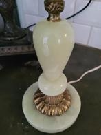 Oud tafellampje met brons en marmer, Antiek en Kunst, Curiosa en Brocante, Ophalen of Verzenden