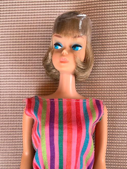 Barbie American Girl 1966 Vintage, Verzamelen, Poppen, Gebruikt, Fashion Doll, Verzenden