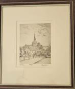 Ets van Warten - Dorpsgezicht, Antiek en Kunst, Ophalen