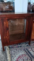 Oud vitrinekastje met glasplaat en ster, Ophalen, Minder dan 50 cm, Glas, 25 tot 50 cm