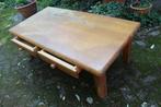 salontafel - Tafel met lades, Ophalen, Gebruikt, 100 tot 150 cm, Eikenhout
