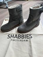 Gevoerde laarzen, merk Shabbies, maat 37, kleur grijs, Lage of Enkellaarzen, Grijs, Shabbies, Ophalen of Verzenden