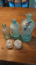 Oude inktflessen en inktpotjes., Verzamelen, Ophalen of Verzenden, Gebruikt, Overige typen