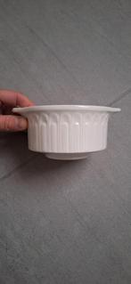 2x kom wit porselein Alfar Etrusco Acanthus Pontesa Espana, Ophalen of Verzenden, Porselein, Kom(men)