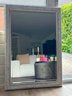Spiegel - white wash houten lijst, Ophalen, Zo goed als nieuw, Rechthoekig