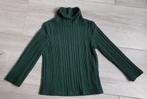 Kastopruiming: Groene Ribgebreide Trui maat 110, Ophalen of Verzenden, Trui of Vest