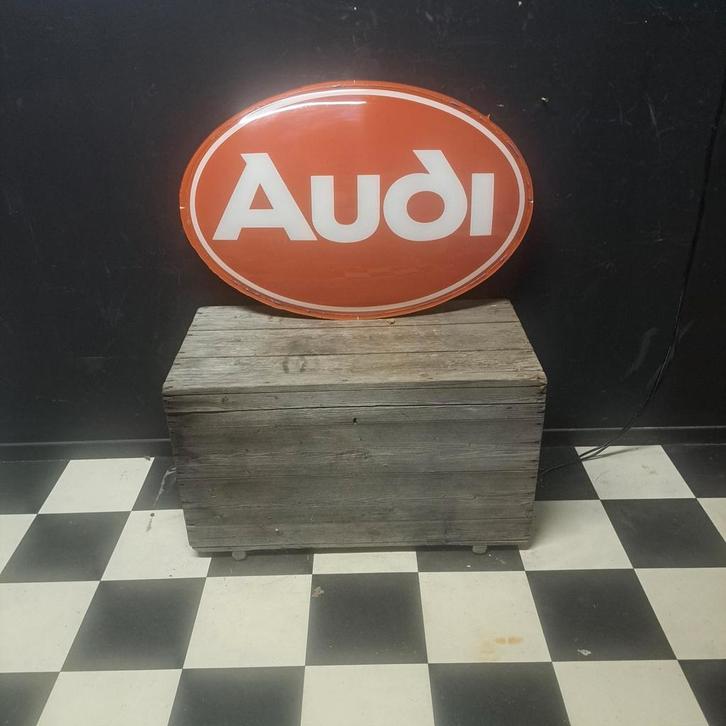Audi dealerSign reclamebord, Verzamelen, Merken en Reclamevoorwerpen, Zo goed als nieuw, Reclamebord, Ophalen
