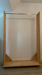 Kledingrek - vurenhout, Huis en Inrichting, Ophalen, 50 tot 100 cm, Zo goed als nieuw, Minder dan 100 cm