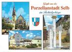 Ansichtkaart	Selb (Duitsland)	3-luik	Porceleinstad, Verzenden, 1980 tot heden, Gelopen, Duitsland