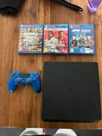PS4 Slim 500GB + Controller + Games, Ophalen of Verzenden, Met 1 controller, Slim, 500 GB