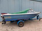 Beekman 485 Yamaha 85 en Riba trailer 1750,-, Beekman, Gebruikt, 50 pk of meer, Goes