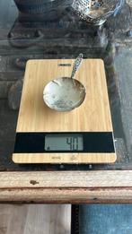 Zilveren theezeef. .900 zilver, Antiek en Kunst, Ophalen of Verzenden, Zilver