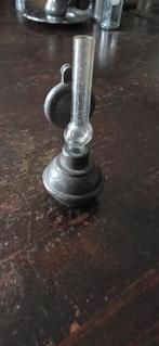Antieke glazen olie lamp, Ophalen, Glas