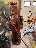 Chinees Houten Beeld - Prachtig Handgesneden, Antiek en Kunst, Ophalen of Verzenden