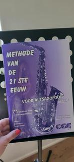 Methode vd 21ste eeuw altsaxofoon bladmuziek boek met CD, Ophalen of Verzenden
