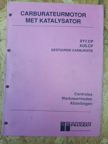 Werkplaatshandboek Peugeot 205 305 405 gestuurde carburateur beschikbaar voor biedingen