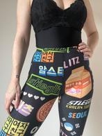 Stieglitz legging met print, XS/34. Korean neon statement, Verzenden, Zwart, Stieglitz, Maat 34 (XS) of kleiner
