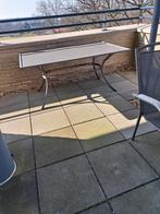 Mooie metalen tuintafel, Tuin en Terras, Ophalen, Zo goed als nieuw, Rechthoekig, Metaal