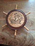 Houten Scheepsstuur Decoratie, Ophalen of Verzenden, Zo goed als nieuw