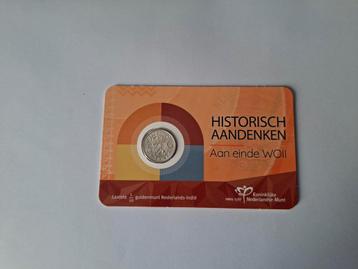 80 jaar eind WOII met 1/10de Gulden in Coicard 1941-S beschikbaar voor biedingen