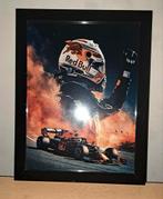 Max Verstappen Schilderij, Huis en Inrichting, Ophalen, Minder dan 50 cm, Zo goed als nieuw, Minder dan 50 cm