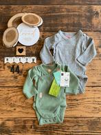 Baby unisex rib overslag meegroei rompers hema maat 44, Nacht- of Onderkleding, Jongetje of Meisje, Nieuw, Ophalen of Verzenden