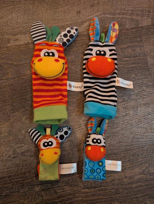 Sozzy baby arm en voet rammelaars, Kinderen en Baby's, Speelgoed | Babyspeelgoed, Zo goed als nieuw, Overige typen, Ophalen of Verzenden