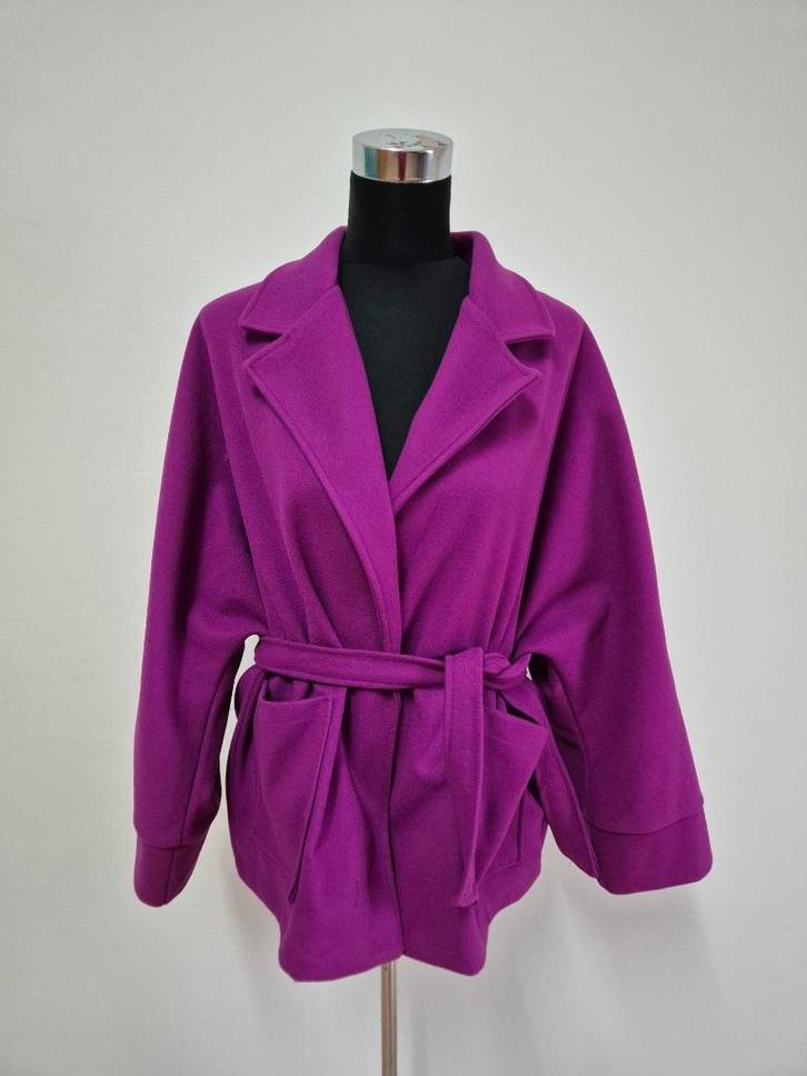 Jas58 - Fuchsiakleurig Azzurro jasje maat 42 (1), Kleding | Dames, Jasjes, Kostuums en Pakken, Zo goed als nieuw, Maat 42/44 (L)
